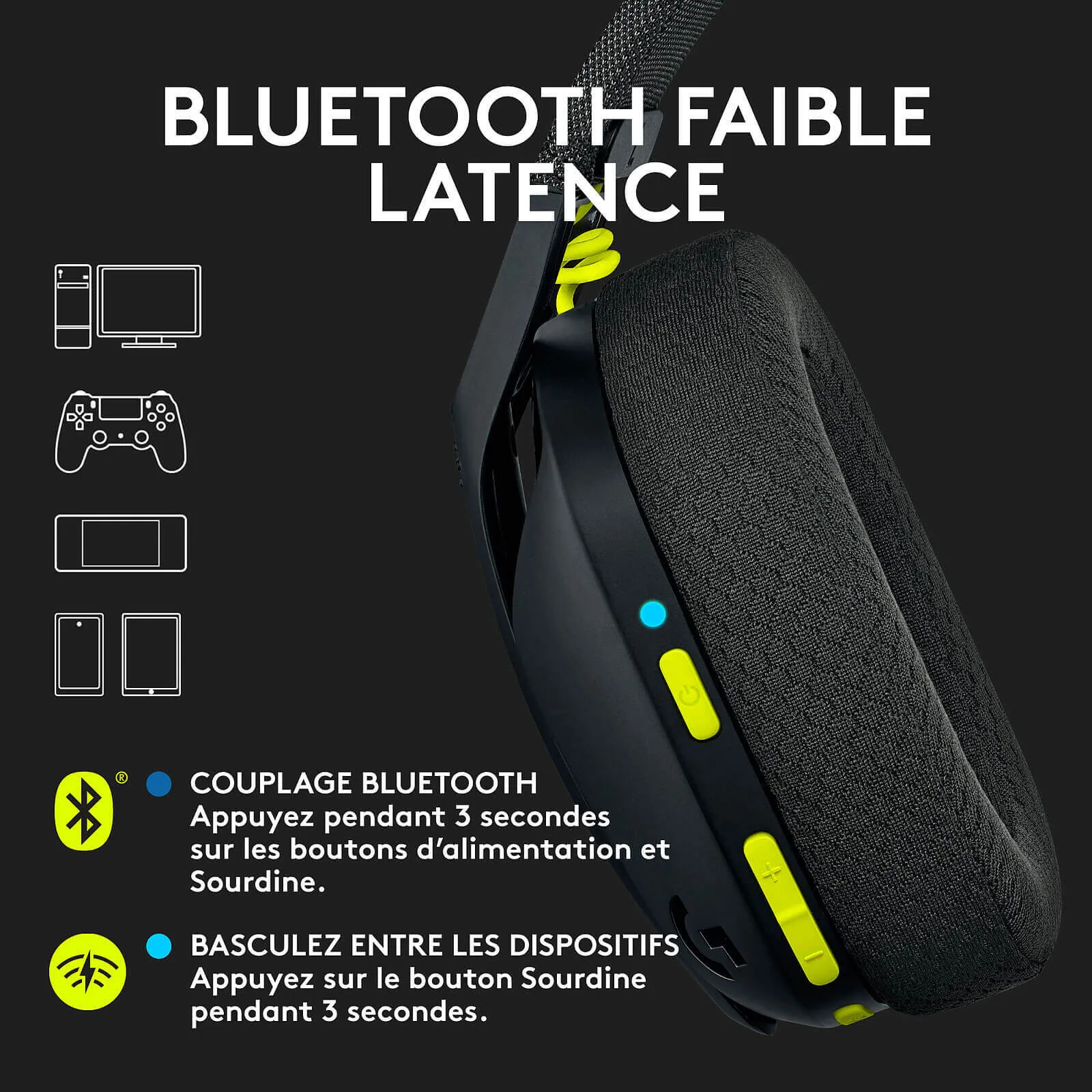 LOGITECH G G435 (NOIR)