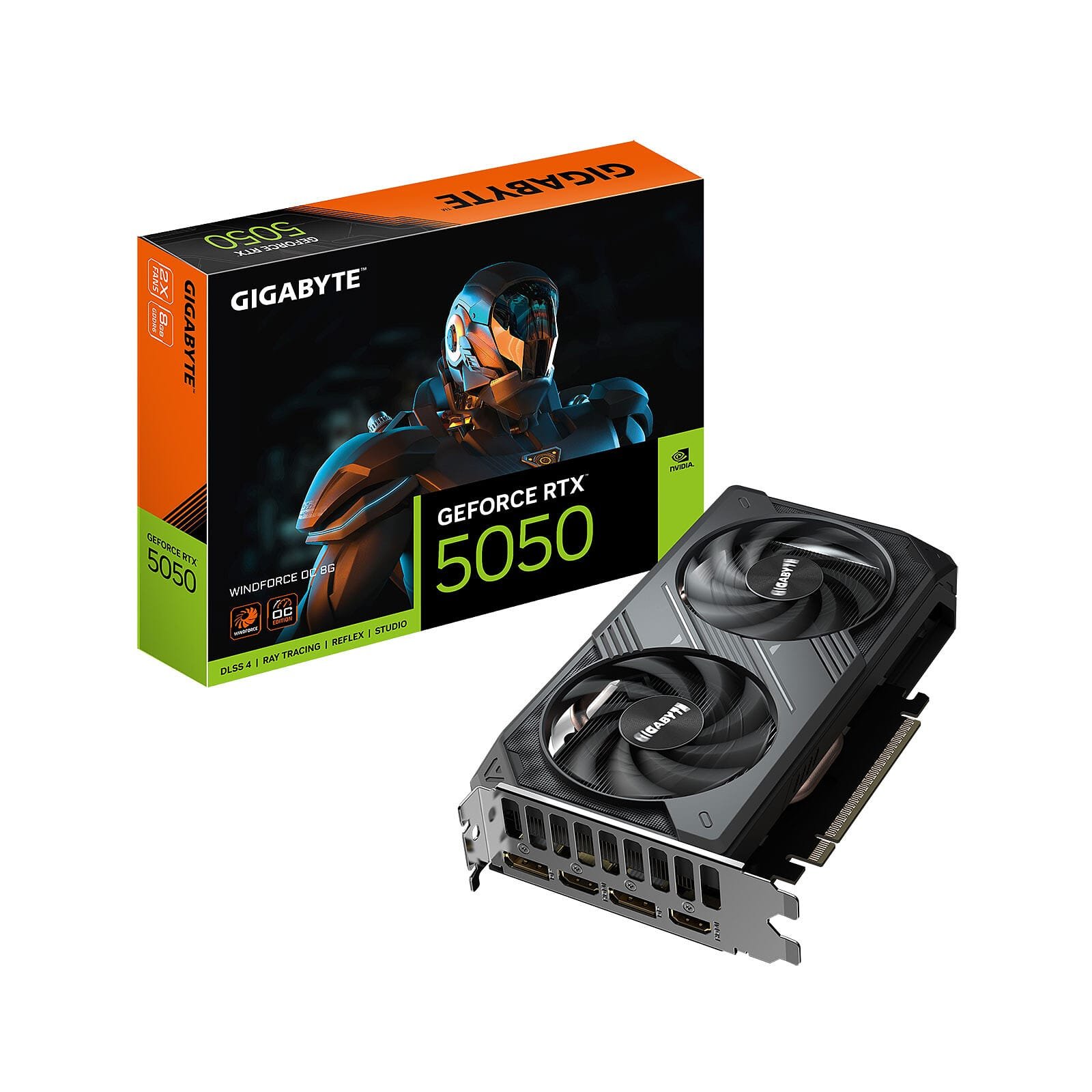 Gigabyte GeForce RTX 5050 WINDFORCE OC 8G Gigabyte GeForce RTX 5050 WINDFORCE OC 8G