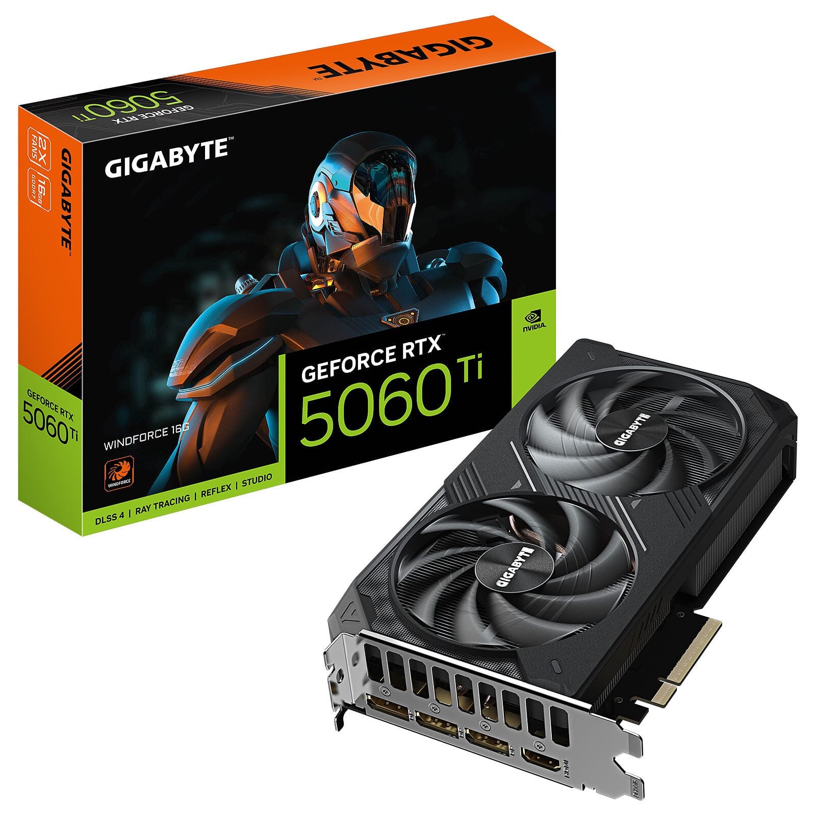 Gigabyte GeForce RTX 5060 Ti WINDFORCE 16G (EXCLUSIVITE WEB) Gigabyte GeForce RTX 5060 Ti WINDFORCE 16G (EXCLUSIVITE WEB)