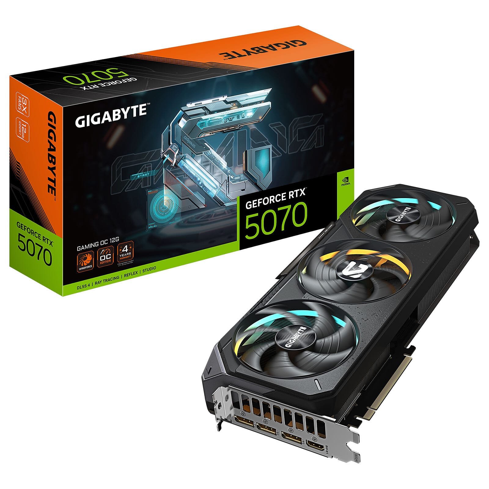 Gigabyte GeForce RTX 5070 GAMING OC 12G Gigabyte GeForce RTX 5070 GAMING OC 12G
