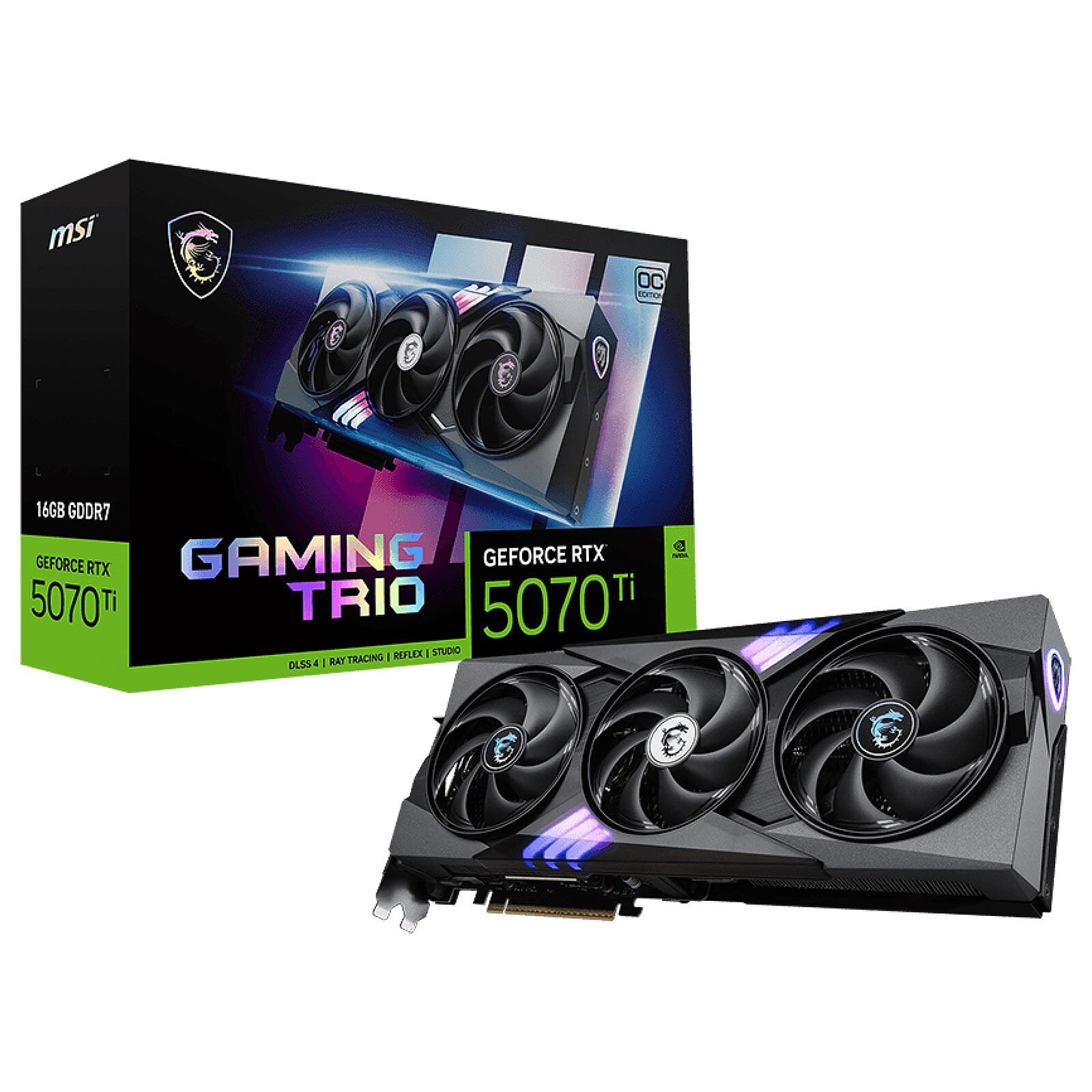 MSI GeForce RTX 5070 Ti 16G GAMING TRIO OC MSI GeForce RTX 5070 Ti 16G GAMING TRIO OC