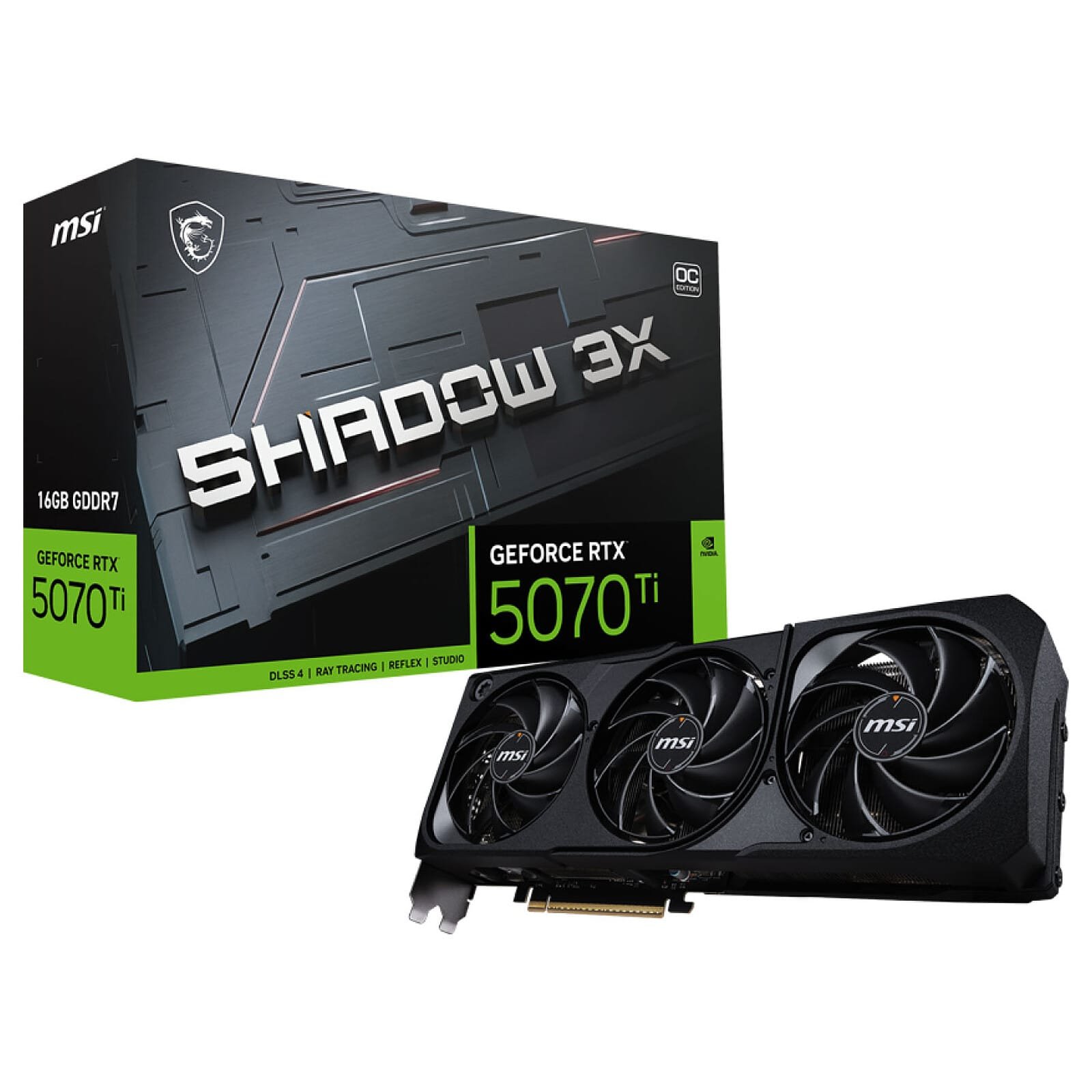 MSI GeForce RTX 5070 Ti 16G SHADOW 3X OC MSI GeForce RTX 5070 Ti 16G SHADOW 3X OC