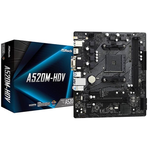 Carte Mère ASROCK A520M-HDV Maroc - Setup Game ASROCK A520M-HDV