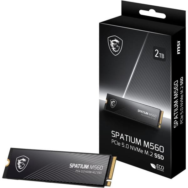 MSI SPATIUM M560 PCIe 5.0 NVMe M.2 2TB MSI SPATIUM M560 PCIe 5.0 NVMe M.2 2TB