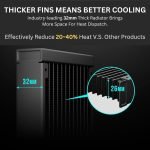 Gamdias Chione M4 240 ARGB LCD Black