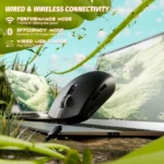 ATTACK SHARK  G3 PAW3311 WIRED + 2.4G + BT CONNECTIONS (BLACK)