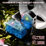 ATTACK SHARK G3 PAW3311 WIRED + 2.4G + BT CONNECTIONS (WHITE)