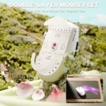 ATTACK SHARK G3 PAW3311 WIRED + 2.4G + BT CONNECTIONS (WHITE)