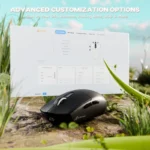 ATTACK SHARK  G3 PAW3311 WIRED + 2.4G + BT CONNECTIONS (BLACK)