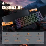 ATTACK SHARK X68MAX WIRED MAGNETIC SWITCH (BLACK CONTOUR LINE)