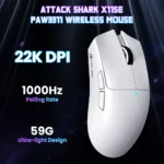 ATTACK SHARK X11SE WIRED + 2.4G + BT5.2 CONNECTIONS (WHITE)
