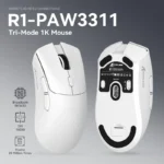 ATTACK SHARK R1 WIRED + 2.4G + BT5.2 CONNECTIONS (WHITE)