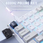 ATTACK SHARK X68MAX WIRED MAGNETIC SWITCH (STARLIGHT WHITE)