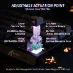 ATTACK SHARK X68 HE MAGNETIC SWITCH (BLACK CONTOUR LINE)