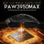 ATTACK SHARK R5 ULTRA PAW3950MAX + WIRED + 2.4G + BT TRI-MODE CONNECTION (BLACK)
