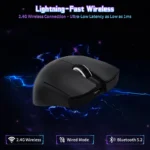 ATTACK SHARK X11SE WIRED + 2.4G + BT5.2 CONNECTIONS (BLACK)