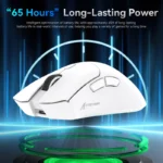 ATTACK SHARK R1 WIRED + 2.4G + BT5.2 CONNECTIONS (WHITE)