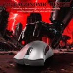 ATTACK SHARK V3PRO + 2.4G + BT CONNECTIONS (WHITE)
