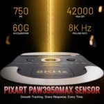 ATTACK SHARK X8 ULTRA PAW3950MAX + WIRED + 2.4G + BT (BLACK)