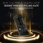 ATTACK SHARK R5 ULTRA PAW3950MAX + WIRED + 2.4G + BT TRI-MODE CONNECTION (BLACK)