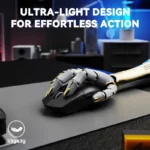 ATTACK SHARK G3PRO WIRED + 2.4G + BT CONNECTIONS (BLACK)