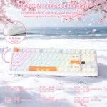 ATTACK SHARK X87 ULTRA MECHANICAL MEGALODON SWITCH (ICE ORANGE)