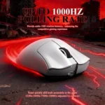 ATTACK SHARK V3PRO + 2.4G + BT CONNECTIONS (WHITE)