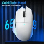 ATTACK SHARK V6 + WIRED + 2.4G + BT CONNECTIONS (WHITE)