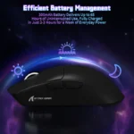 ATTACK SHARK X11SE WIRED + 2.4G + BT5.2 CONNECTIONS (BLACK)