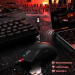 ATTACK SHARK V3PRO + 2.4G + BT CONNECTIONS (BLACK)