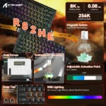 ATTACK SHARK R82 HE WIRED MAGNETIC SWITCH (BLACK)