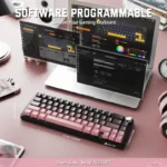 ATTACK SHARK X66 STRAWBERRY SWITCH 2.4G + BT + WIRED CONNECTION (MOONLIT BLACKBERRY)