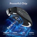 ATTACK SHARK R1 WIRED + 2.4G + BT5.2 CONNECTIONS (BLACK)