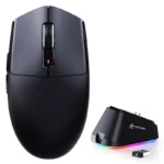 ATTACK SHARK G3PRO WIRED + 2.4G + BT CONNECTIONS (BLACK)