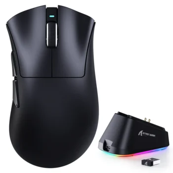 ATTACK SHARK V3PRO + 2.4G + BT CONNECTIONS (BLACK)