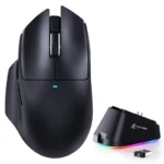 ATTACK SHARK V6 + WIRED + 2.4G + BT CONNECTIONS (BLACK)