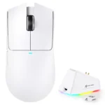 ATTACK SHARK X11 WIRED + 2.4G + BT CONNECTIONS (WHITE)