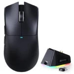 ATTACK SHARK X11 WIRED + 2.4G + BT CONNECTIONS (BLACK)