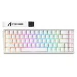 ATTACK SHARK X68MAX WIRED MAGNETIC SWITCH (WHITE CONTOUR LINE)